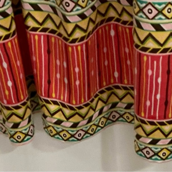 Nicole by Nicole Miller Colorful Sleeveless Sz 14 Paisley Print Shift Dress - Picture 13 of 16